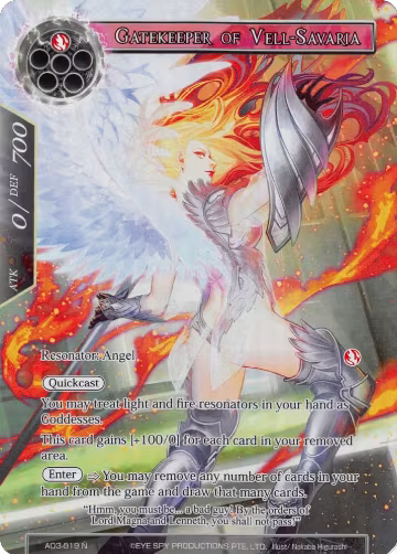 Gatekeeper of Vell-Savaria (Full Art) (AO3-019) — card price