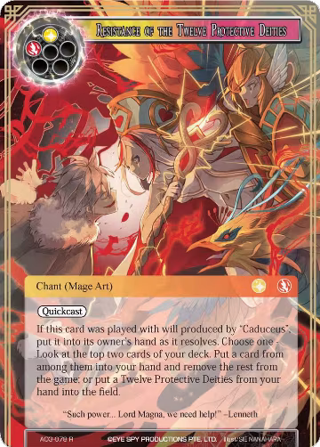 Resistance of the Twelve Protective Deities (AO3-078), Alice Origin III — Force of Will card price
