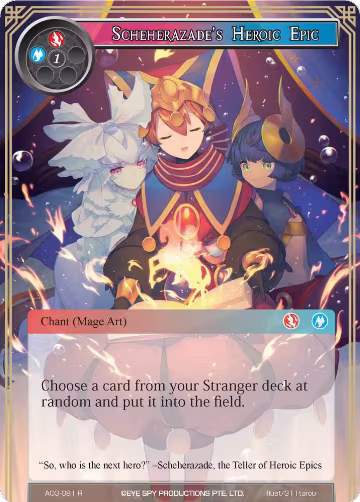 Scheherazade's Heroic Epic (AO3-081), Alice Origin III — Force of Will card price
