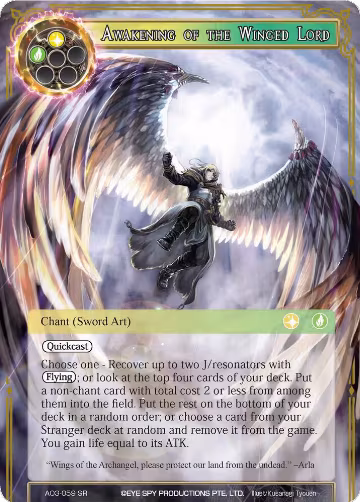 Awakening of the Winged Lord (AO3-059), Alice Origin III — Force of Will card price