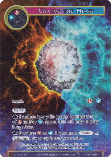 Change the Heart (Full Art) (AO3-063), Alice Origin III — Force of Will card price