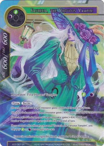 Faurecia, the Virtuous Vampire (Full Art) (AO3-067), Alice Origin III — Force of Will card price
