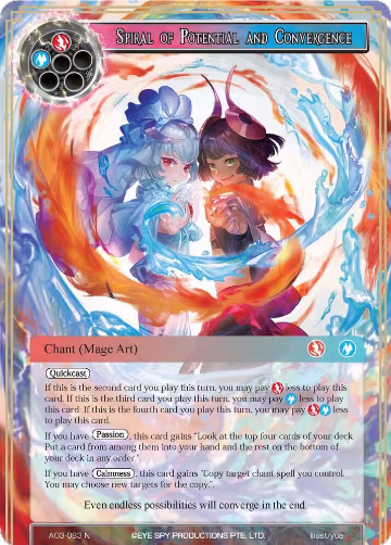 Spiral of Potential and Convergence (AO3-083), Alice Origin III — Force of Will card price
