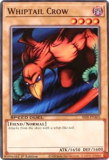 Whiptail Crow (SS05-ENA05), Speed Duel Decks: Twisted Nightmares — Yu-Gi-Oh! card price