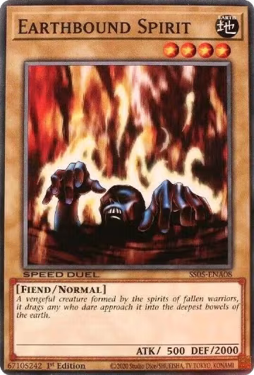 Earthbound Spirit (SS05-ENA08), Speed Duel Decks: Twisted Nightmares — Yu-Gi-Oh! card price