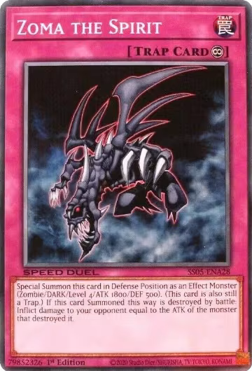 Zoma the Spirit (SS05-ENA28), Speed Duel Decks: Twisted Nightmares — Yu-Gi-Oh! card price