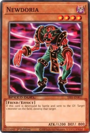 Newdoria (SS05-ENB17), Speed Duel Decks: Twisted Nightmares — Yu-Gi-Oh! card price