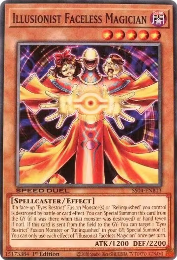 Illusionist Faceless Magician (SS04-ENB13), Speed Duel Decks: Match of the Millennium — Yu-Gi-Oh! card price