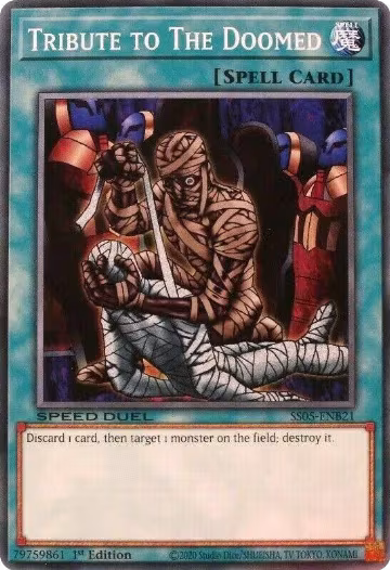 Tribute to The Doomed (SS05-ENB21), Speed Duel Decks: Twisted Nightmares — Yu-Gi-Oh! card price