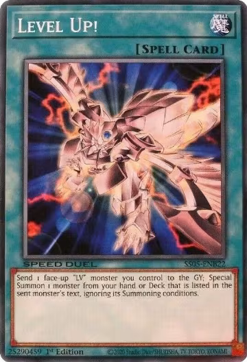 Level Up! (SS05-ENB22), Speed Duel Decks: Twisted Nightmares — Yu-Gi-Oh! card price