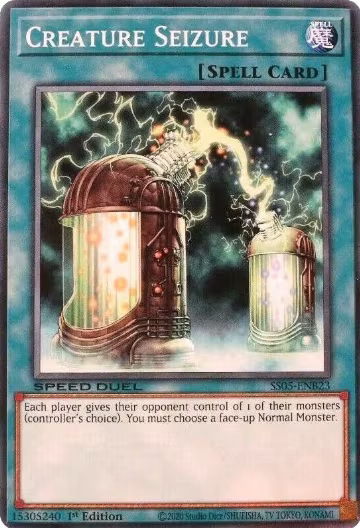 Creature Seizure (SS05-ENB23), Speed Duel Decks: Twisted Nightmares — Yu-Gi-Oh! card price