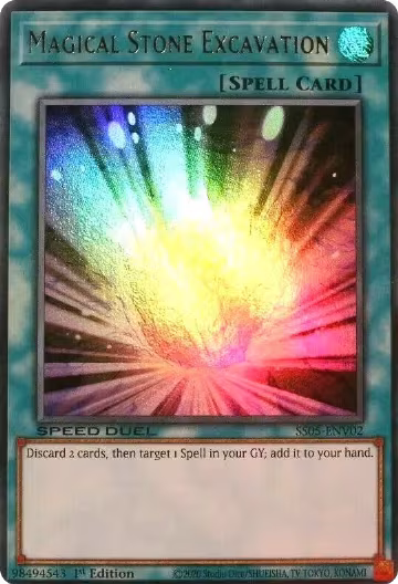 Magical Stone Excavation (SS05-ENV02), Speed Duel Decks: Twisted Nightmares — Yu-Gi-Oh! card price
