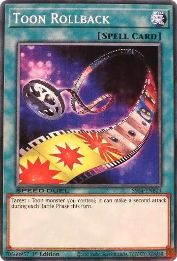 Toon Rollback (SS04-ENB21), Speed Duel Decks: Match of the Millennium — Yu-Gi-Oh! card price