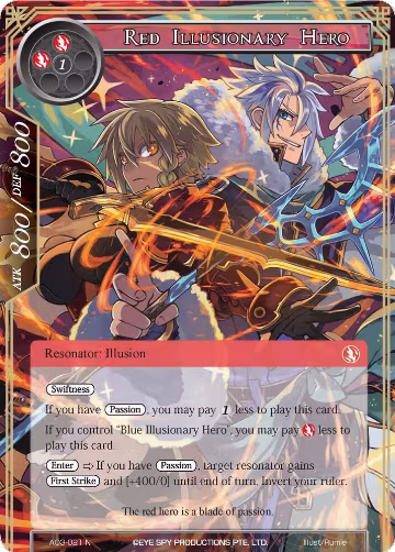 Red Illusionary Hero (AO3-021), Alice Origin III — Force of Will card price