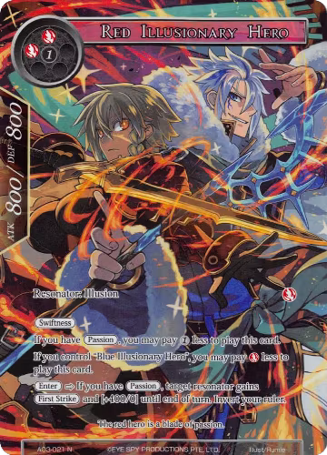 Red Illusionary Hero (Full Art) (AO3-021), Alice Origin III — Force of Will card price