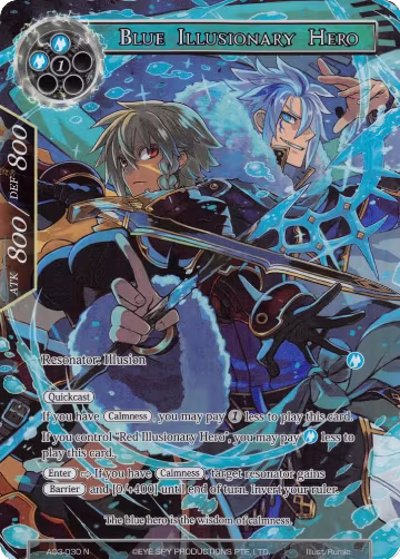 Blue Illusionary Hero (Full Art) (AO3-030), Alice Origin III — Force of Will card price