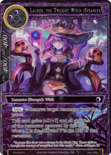 Laurier, the Twilight Witch (Stranger) (Full Art) (AO3-045), Alice Origin III — Force of Will card price