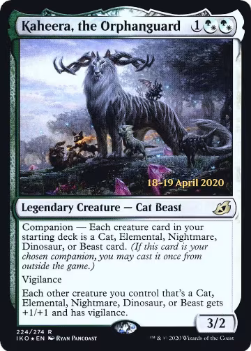 Kaheera, the Orphanguard (224), Prerelease Cards — Magic card price