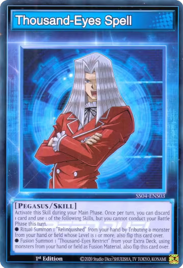 Thousand-Eyes Spell (SS04-ENS03), Speed Duel Decks: Match of the Millennium — Yu-Gi-Oh! card price