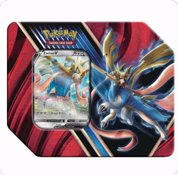 Legends of Galar Tin [Zacian V], Rebel Clash — Pokémon sealed product price