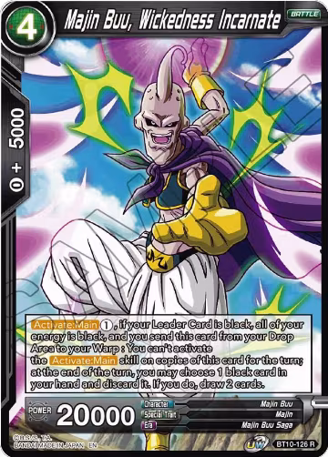 Majin Buu, Wickedness Incarnate (BT10-126), Rise of the Unison Warrior — DB Super card price