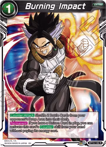 Burning Impact (BT10-142), Rise of the Unison Warrior — DB Super card price