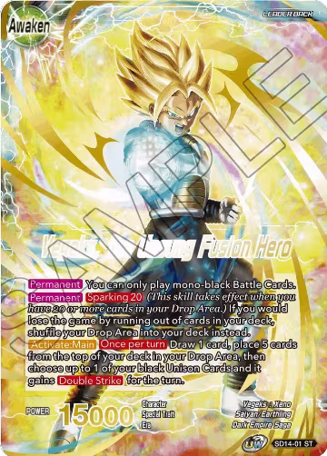 Vegeta: Xeno & Trunks Xeno // Vegeks, the Unsung Fusion Hero (SD14-01), Rise of the Unison Warrior — DB Super card price