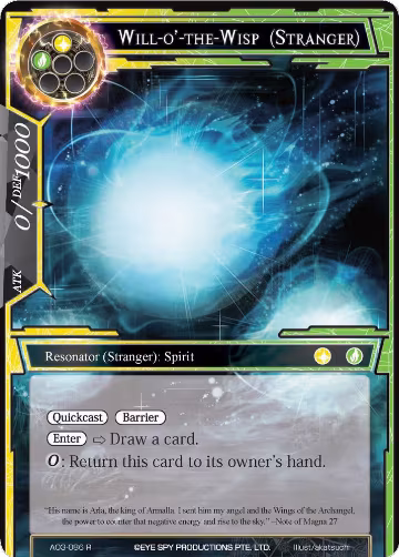 Will-o'-the-Wisp (Stranger) (AO3-086), Alice Origin III — Force of Will card price