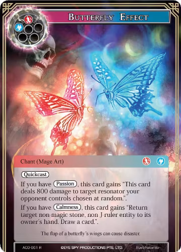 Butterfly Effect (AO3-061), Alice Origin III — Force of Will card price