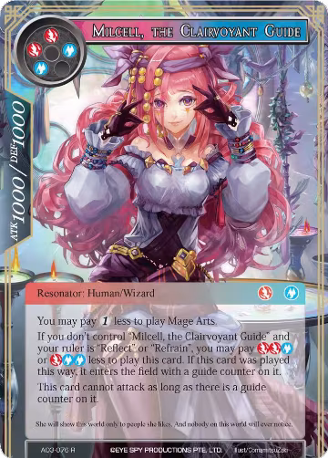 Milcell, the Clairvoyant Guide (AO3-076), Alice Origin III — Force of Will card price