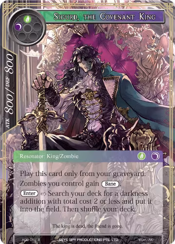 Sigurd, the Covenant King (AO3-082), Alice Origin III — Force of Will card price