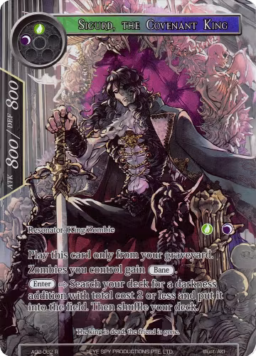 Sigurd, the Covenant King (Full Art) (AO3-082), Alice Origin III — Force of Will card price