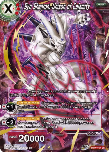 Syn Shenron, Unison of Calamity (BT10-004), Rise of the Unison Warrior — DB Super card price