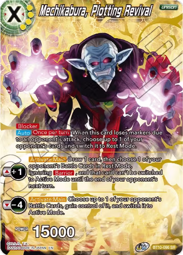 Mechikabura, Plotting Revival (BT10-096), Rise of the Unison Warrior — DB Super card price
