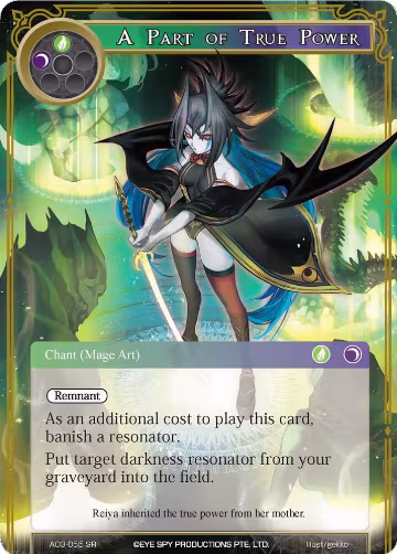 A Part of True Power (AO3-055), Alice Origin III — Force of Will card price