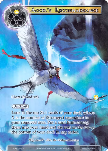 Accel's Reconnaissance (Full Art) (AO3-002), Alice Origin III — Force of Will card price