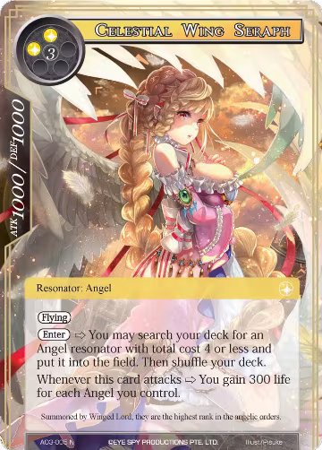 Celestial Wing Seraph (AO3-005), Alice Origin III — Force of Will card price
