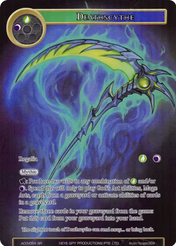 Deathscythe (Full Art) (AO3-065), Alice Origin III — Force of Will card price