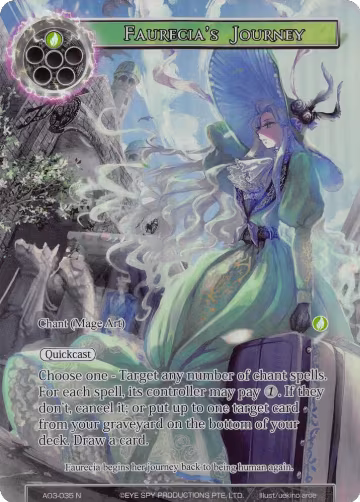 Faurecia's Journey (Full Art) (AO3-035), Alice Origin III — Force of Will card price