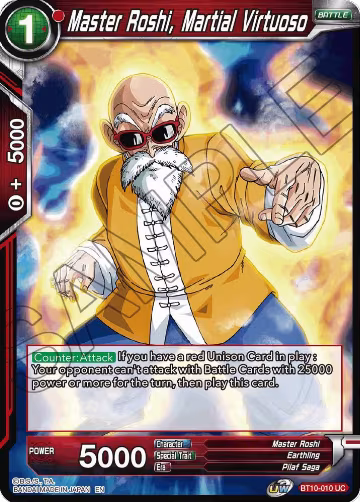 Master Roshi, Martial Virtuoso (BT10-010), Rise of the Unison Warrior — DB Super card price