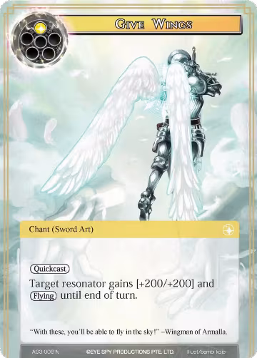 Give Wings (AO3-008), Alice Origin III — Force of Will card price