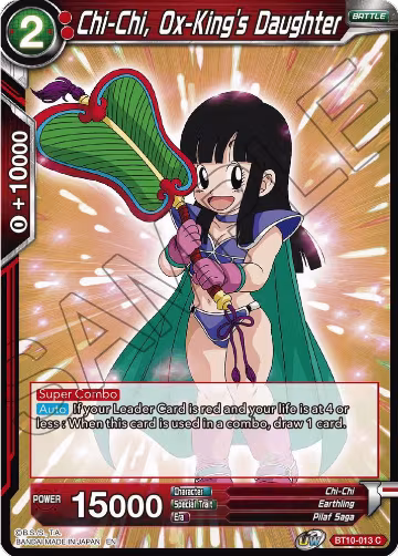 Chi-Chi, Ox-King's Daughter (BT10-013), Rise of the Unison Warrior — DB Super card price