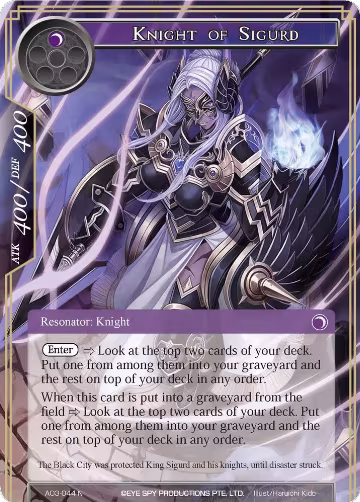 Knight of Sigurd (AO3-044), Alice Origin III — Force of Will card price