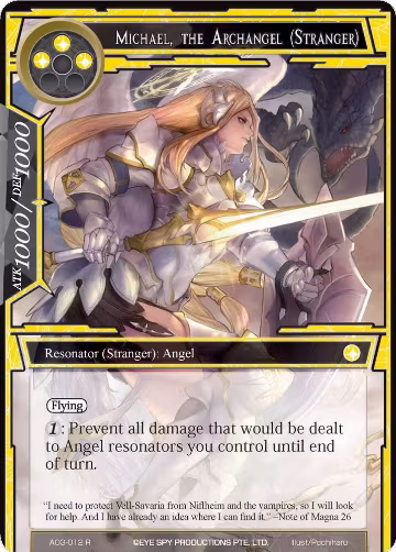 Michael, the Archangel (Stranger) (AO3-012), Alice Origin III — Force of Will card price