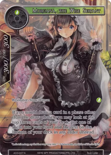 Morgiana, the Wise Servant (Full Art) (AO3-037), Alice Origin III — Force of Will card price