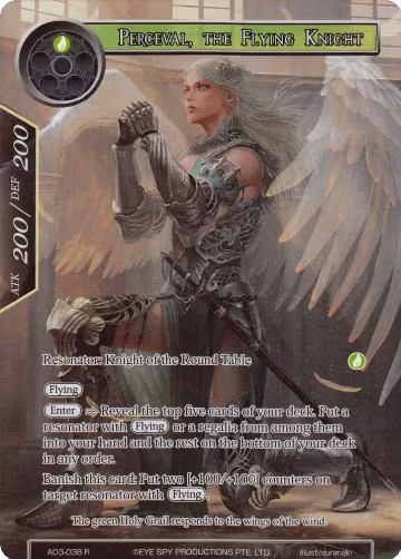 Perceval, the Flying Knight (Full Art) (AO3-038), Alice Origin III — Force of Will card price