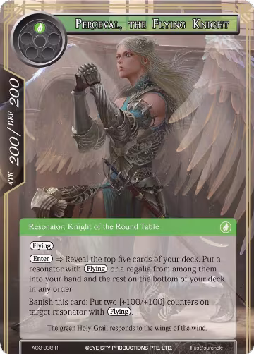 Perceval, the Flying Knight (AO3-038), Alice Origin III — Force of Will card price