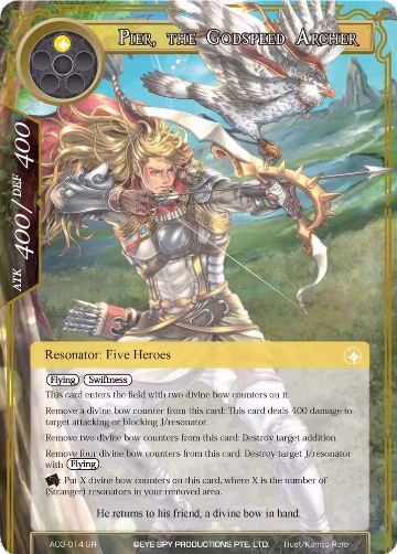 Pier, the Godspeed Archer (AO3-014), Alice Origin III — Force of Will card price