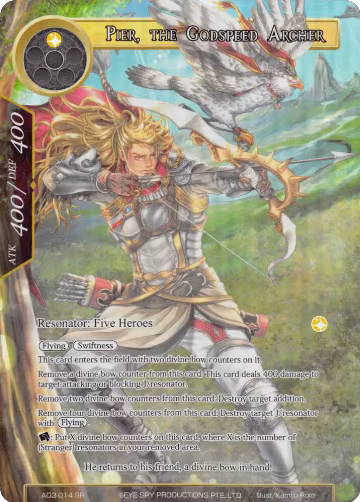 Pier, the Godspeed Archer (Full Art) (AO3-014), Alice Origin III — Force of Will card price