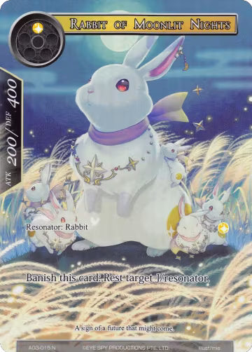 Rabbit of Moonlit Nights (Full Art) (AO3-015), Alice Origin III — Force of Will card price
